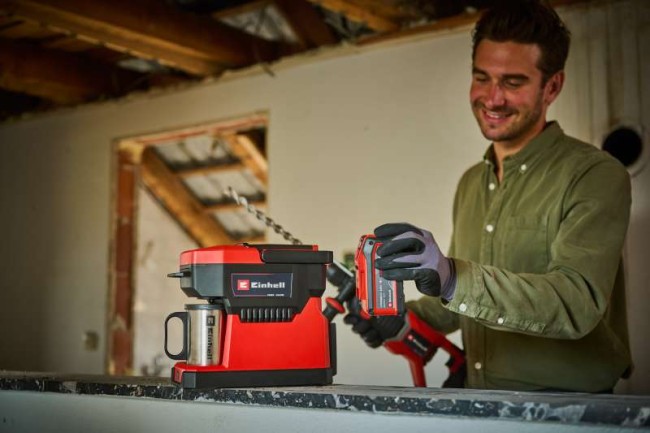 Кофеварка аккумуляторная Einhell TE-CF 18 Li-Solo (4609990) Кофеварка аккумуляторная Einhell TE-CF 18 Li-Solo (4609990)