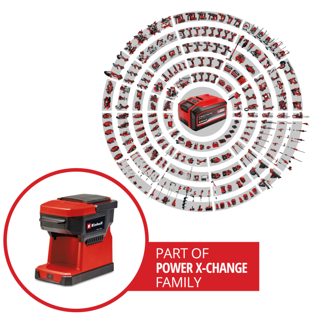 Кофеварка аккумуляторная Einhell TE-CF 18 Li-Solo (4609990) Кофеварка аккумуляторная Einhell TE-CF 18 Li-Solo (4609990)