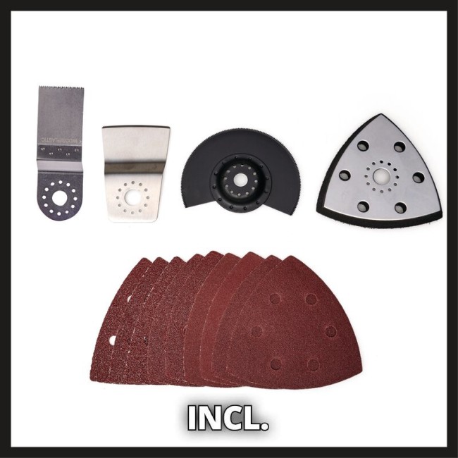 Набір багатофункціональний інструмент акумуляторний Einhell TE-MG 18/1 Li - Solo (4465195, 4512097) Набір багатофункціональний інструмент акумуляторний Einhell TE-MG 18/1 Li - Solo (4465195, 4512097)