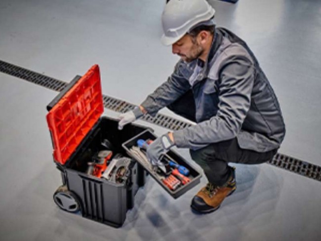 Пластиковый кейс Einhell E-Case Tower (4540015) Пластиковый кейс Einhell E-Case Tower (4540015)