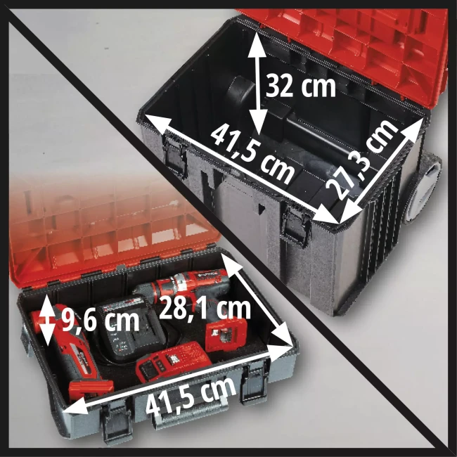 Пластиковый кейс Einhell E-Case Tower (4540015)