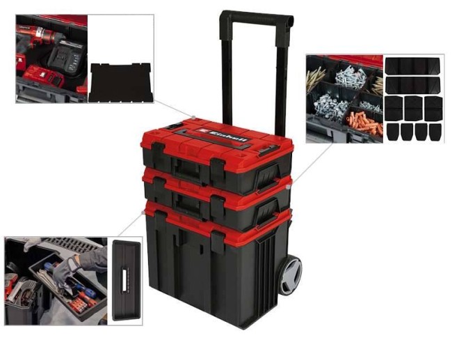 Пластиковый кейс Einhell E-Case Tower (4540015)