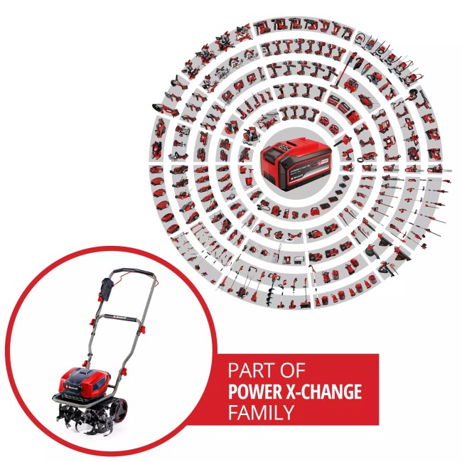 Культиватор безщітковий акумуляторний Einhell GP-CR 36/45 Li E BL- Solo (3431220) Культиватор безщітковий акумуляторний Einhell GP-CR 36/45 Li E BL- Solo (3431220)