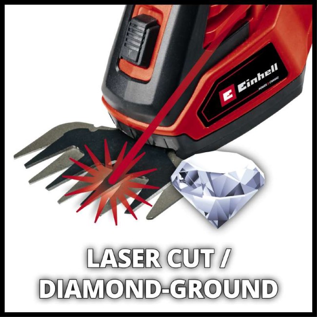 Набор ножницы аккумуляторные Einhell GE-CG 18/100 Li T-Solo + зарядное устройство и аккумулятор 18V 2,5 Ah (3410310, 4512097)