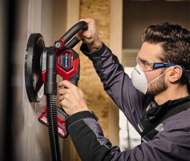 Шлифмашина для стен аккумуляторная бесщеточная Einhell TP-DWS 18/225 Li BL Solo (4259995) Шлифмашина для стен аккумуляторная бесщеточная Einhell TP-DWS 18/225 Li BL Solo (4259995)