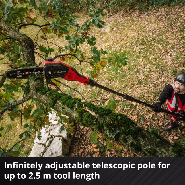 Висоторіз - кущоріз акумуляторний безщітковий телескопічний Einhell Professional GP-HC 18/5020 Li T BL-Solo (3410970)