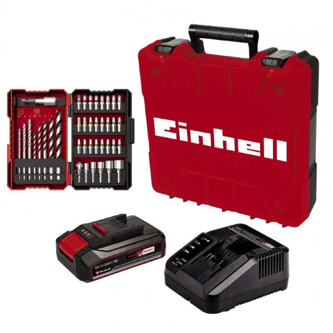 Шуруповерт Einhell TE-CD 18/2 Li +39 (1x2,5 Ah) (4514219)