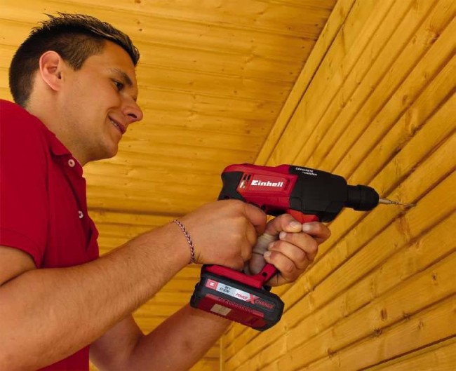 Акція! Набір перфоратор акумуляторний Einhell TE-HD 18 Li Solo + зарядний пристрій і акумулятор 18V 4,0 Ah (4513812,4512042)