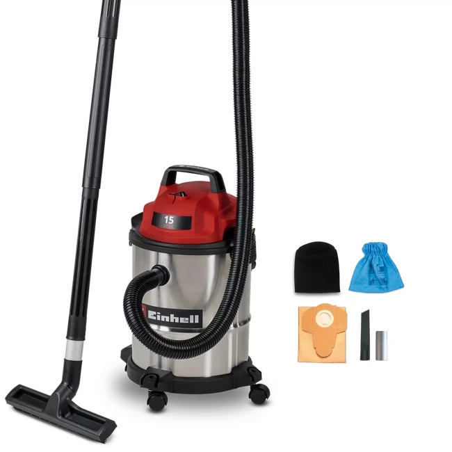 Пилосос для вологого та сухого прибирання Einhell TC-VC 1540 S (2347405)