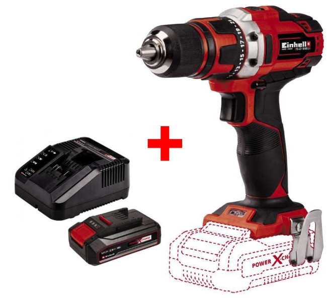 Шуруповерт Einhell TE-CD 18/40 Li-Solo (4513925) Шуруповерт Einhell TE-CD 18/40 Li-Solo (4513925)