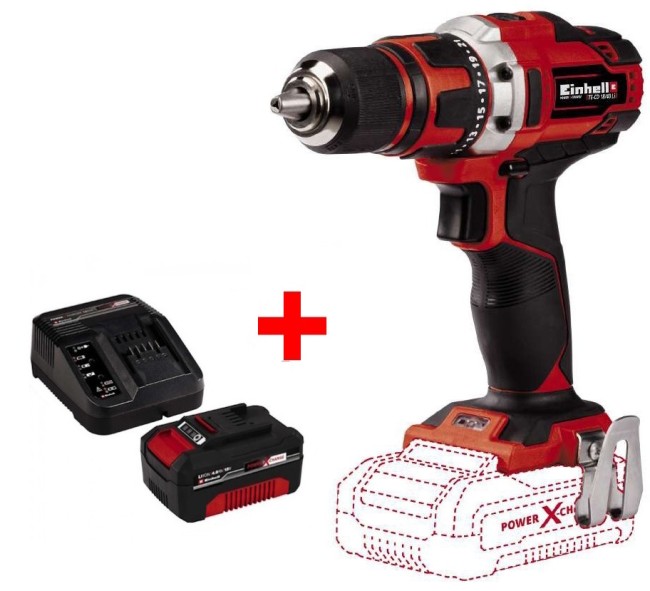 Шуруповерт Einhell TE-CD 18/40 Li-Solo (4513925) Шуруповерт Einhell TE-CD 18/40 Li-Solo (4513925)