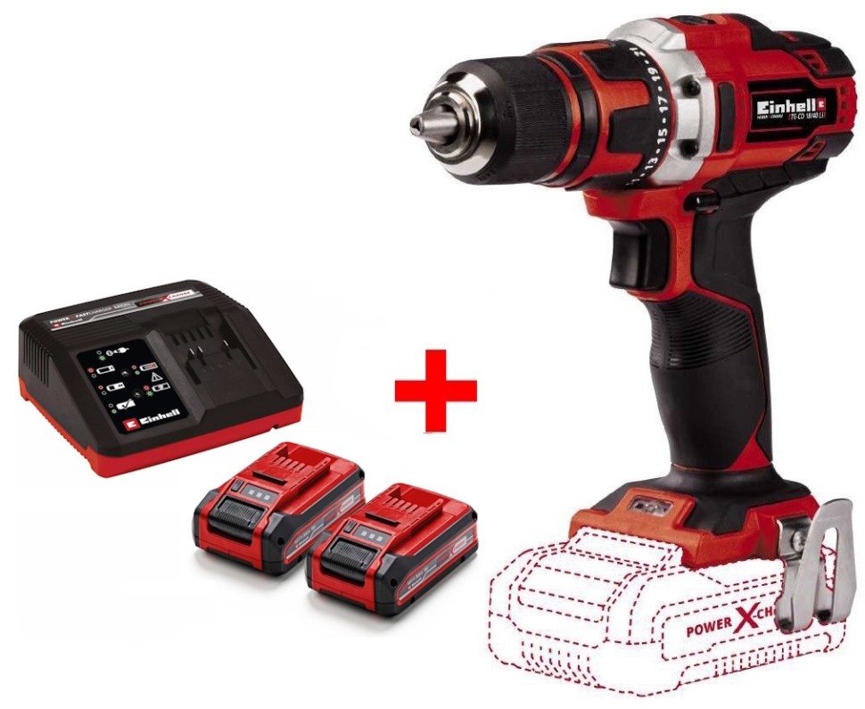 Шуруповерт Einhell TE-CD 18/40 Li-Solo - Офіційний магазин Einhell