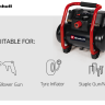 Компрессор аккумуляторный Einhell TE-AC 36/150 Li OF-Solo (4020415)