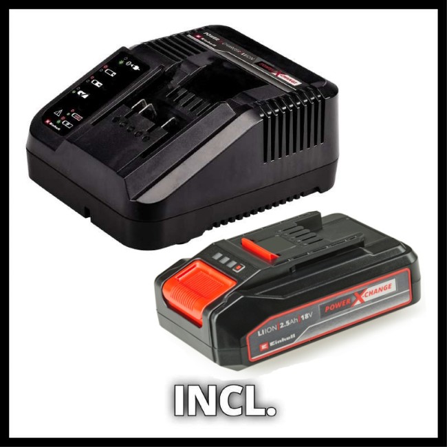 Набір кущоріз акумуляторний Einhell GE-HH 18/45 Li T + Starter-Kit 2.5 Аh (3410866, 4512097) Набір кущоріз акумуляторний Einhell GE-HH 18/45 Li T + Starter-Kit 2.5 Аh (3410866, 4512097)