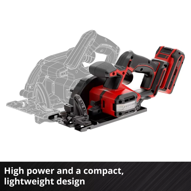 Пила циркулярная бесщеточная аккумуляторная Einhell Professional TP-CS 18/136-C Li BL - Solo (4331240)