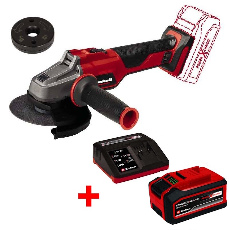 Кутова шліфмашина Einhell AXXIO 18/125 Q - Solo Офіційний магазин