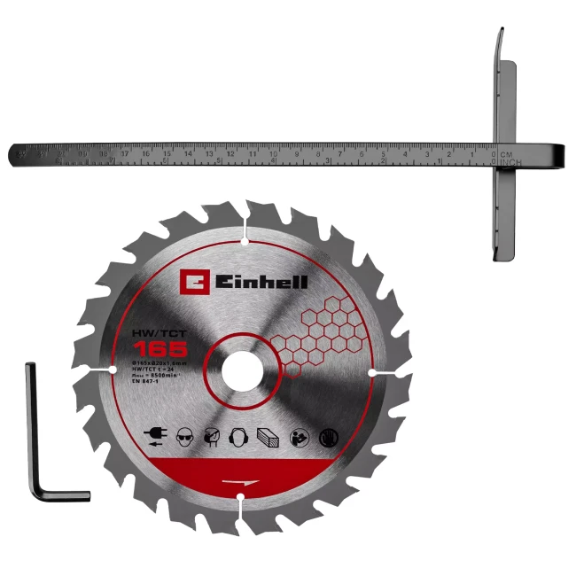 Пила циркулярная аккумуляторная Einhell TE-CS 18/165-2 Li - Solo (4331230)
