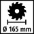 Пила циркулярна акумуляторна Einhell TE-CS 18/165-2 Li - Solo (4331230)
