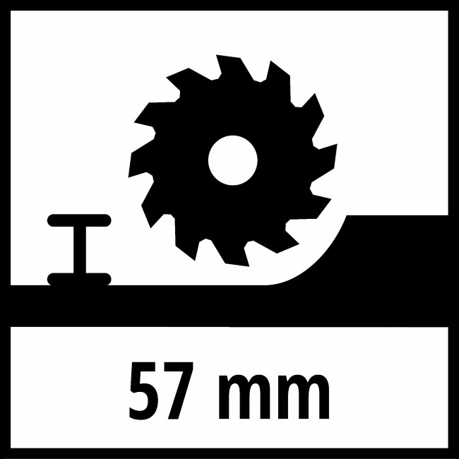 Пила циркулярная аккумуляторная Einhell TE-CS 18/165-2 Li - Solo (4331230)