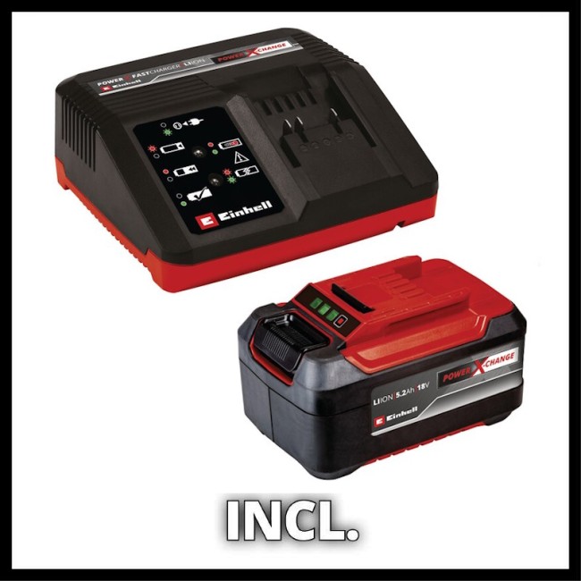 Акція! Набір тример акумуляторний Einhell GE-CT 18/33 Li E + Starter-Kit 5.2 Аh (3411270, 4512114)