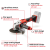 Угловая бесщеточная шлифмашина Einhell TE-AG 18/150 Li BL - Solo 150 мм (4431144)