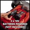 Акция! Набор аккумуляторная газонокосилка Einhell GE-CM 36/43 Li M - Solo + зарядное устройство X-Fastcharger 4 A и 2 аккумулятора 18V 4,0 Ah
