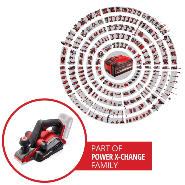 Рубанок акумуляторний безщітковий Einhell Professional TP-PL 18/3 Li BL-Solo (4345405)