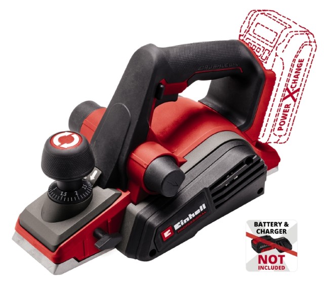 Рубанок аккумуляторный бесщеточный Einhell Professional TP-PL 18/3 Li BL-Solo (4345405)