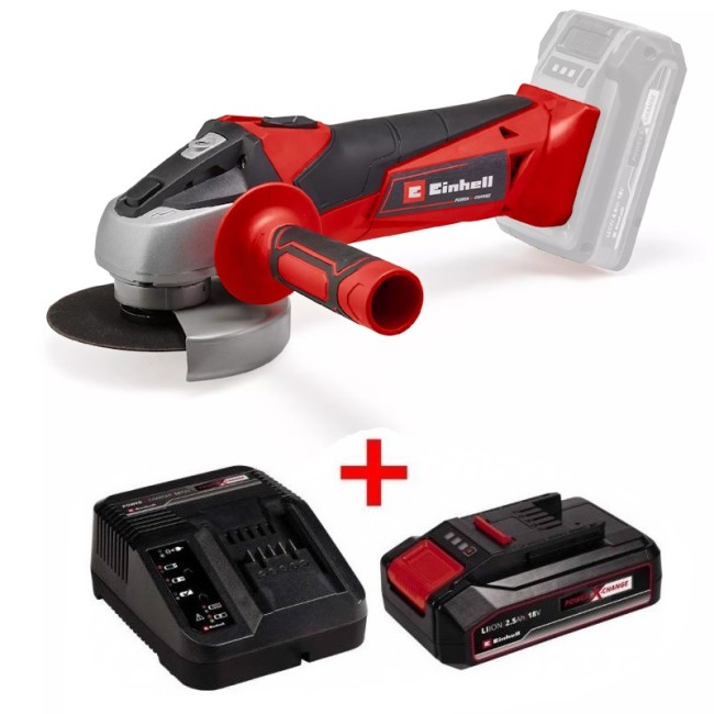 Угловая шлифмашина Einhell TC-AG 18/115 Li - Solo (4431130) Угловая шлифмашина Einhell TC-AG 18/115 Li - Solo (4431130)