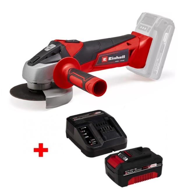 Угловая шлифмашина Einhell TC-AG 18/115 Li - Solo (4431130) Угловая шлифмашина Einhell TC-AG 18/115 Li - Solo (4431130)