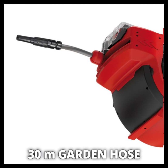 Акумуляторна котушка  зі шлангом 30 м 12,5 мм (1/2 дюйма) Einhell GE-HR 18/30 Li - Solo (4173770)
