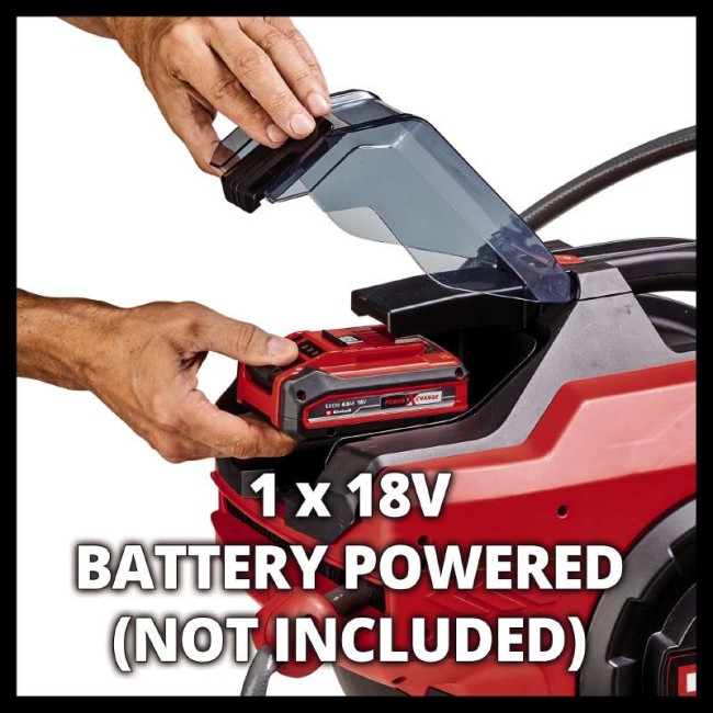 Акумуляторна котушка  зі шлангом 30 м 12,5 мм (1/2 дюйма) Einhell GE-HR 18/30 Li - Solo (4173770)