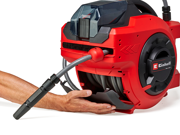 Акумуляторна котушка  зі шлангом 30 м 12,5 мм (1/2 дюйма) Einhell GE-HR 18/30 Li - Solo (4173770)