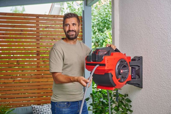 Акумуляторна котушка  зі шлангом 30 м 12,5 мм (1/2 дюйма) Einhell GE-HR 18/30 Li - Solo (4173770)