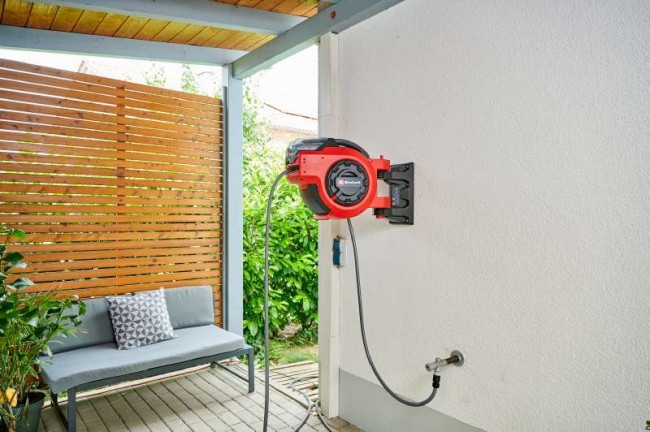 Акумуляторна котушка  зі шлангом 30 м 12,5 мм (1/2 дюйма) Einhell GE-HR 18/30 Li - Solo (4173770)