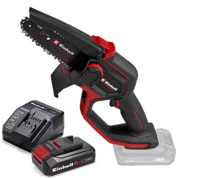 Пила обрізна ланцюгова акумуляторна безщіткова Einhell Professional GP-PS 18/20 Li BL-Solo (4600080)