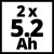 Акумулятор Einhell Power-X-Change Twinpack 2 x 18V 5,2 Ah (4511526)