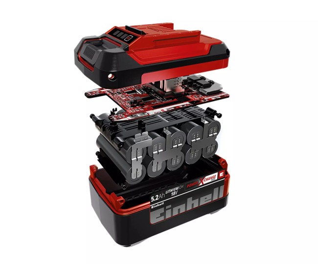 Акумулятор Einhell Power-X-Change Twinpack 2 x 18V 5,2 Ah (4511526) Акумулятор Einhell Power-X-Change Twinpack 2 x 18V 5,2 Ah (4511526)