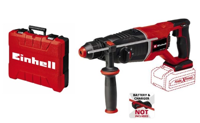 Перфоратор акумуляторний безщітковий Einhell TP-HD 18/26 D Li BL - Solo (4514270) Перфоратор акумуляторний безщітковий Einhell TP-HD 18/26 D Li BL - Solo (4514270)