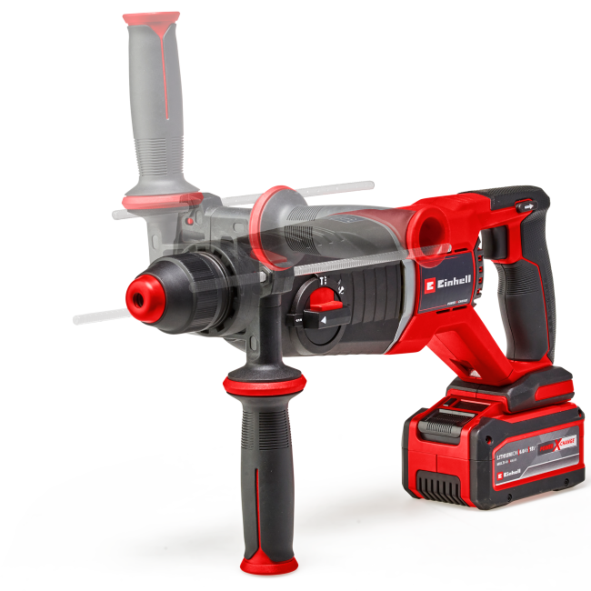 Перфоратор акумуляторний безщітковий Einhell TP-HD 18/26 D Li BL - Solo (4514270) Перфоратор акумуляторний безщітковий Einhell TP-HD 18/26 D Li BL - Solo (4514270)