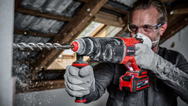Перфоратор акумуляторний безщітковий Einhell TP-HD 18/26 D Li BL - Solo (4514270) Перфоратор акумуляторний безщітковий Einhell TP-HD 18/26 D Li BL - Solo (4514270)