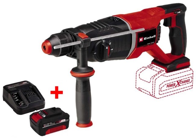 Перфоратор акумуляторний безщітковий Einhell TP-HD 18/26 D Li BL - Solo (4514270) Перфоратор акумуляторний безщітковий Einhell TP-HD 18/26 D Li BL - Solo (4514270)
