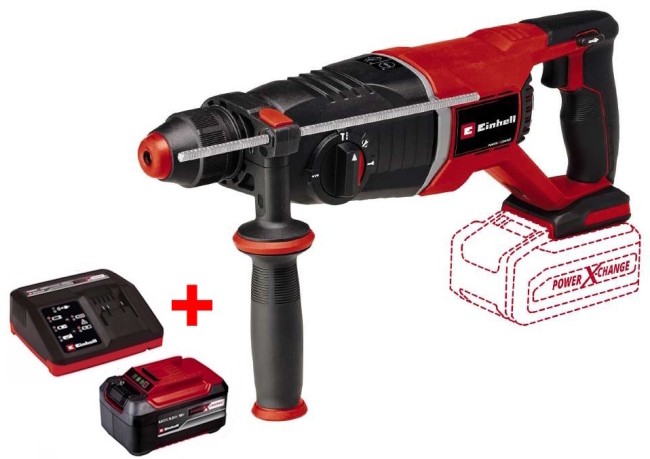 Перфоратор акумуляторний безщітковий Einhell TP-HD 18/26 D Li BL - Solo (4514270) Перфоратор акумуляторний безщітковий Einhell TP-HD 18/26 D Li BL - Solo (4514270)