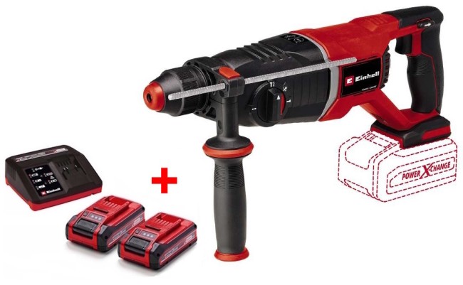 Перфоратор акумуляторний безщітковий Einhell TP-HD 18/26 D Li BL - Solo (4514270) Перфоратор акумуляторний безщітковий Einhell TP-HD 18/26 D Li BL - Solo (4514270)