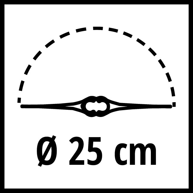 Тример акумуляторний Einhell GE-CT 18/25-1 Li-Solo (3411256)