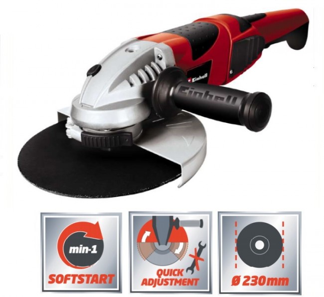 Кутова шліфмашина Einhell TE-AG 230/2000 (4430840) Кутова шліфмашина Einhell TE-AG 230/2000 (4430840)