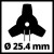 Нож для триммера-косы Einhell Agillo 36/255 255 мм (3404996)