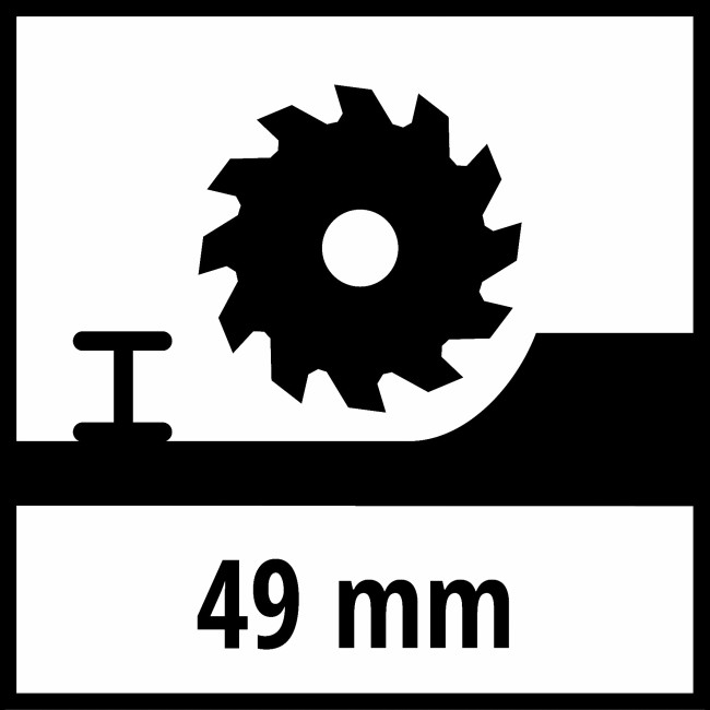 Пила ручна циркулярна акумуляторна Einhell TE-CS 18/150-2 Li-Solo (4331235)