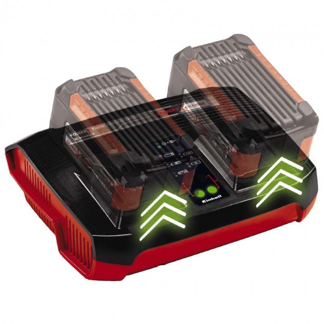 18V 2x4,0Ah Twincharger Kit Einhell Power-X-Change (4512112) 18V 2x4,0Ah Twincharger Kit Einhell Power-X-Change (4512112)