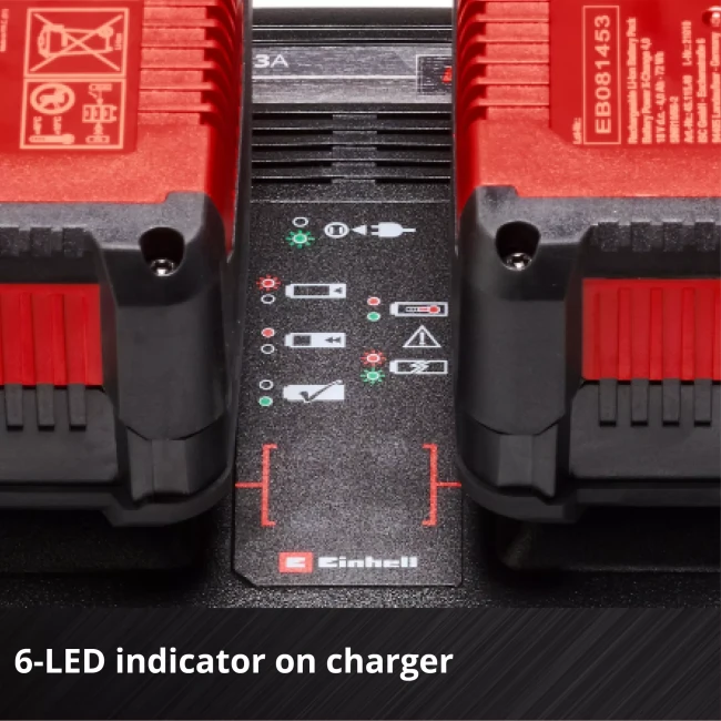 18V 2x4,0Ah Twincharger Kit Einhell Power-X-Change (4512112)